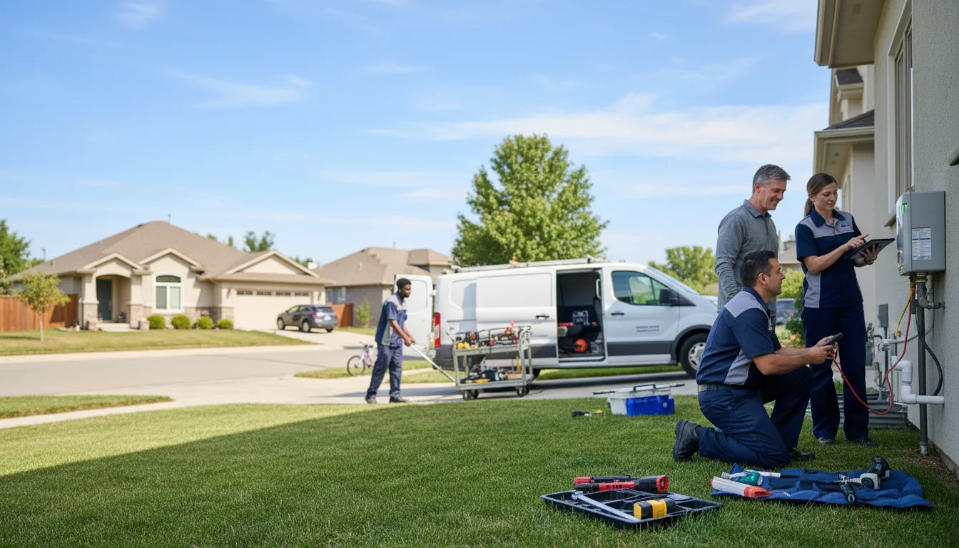 Tankless water heater service in Sully, IA